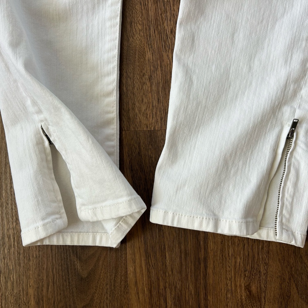 RALPH LAUREN JEANS CO White Straight Leg Capris Bareback Preppy Old Money Size 6 - Picture 12 of 15
